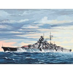 Revell Model Kit Ship German Battleship Bismarck 1:700