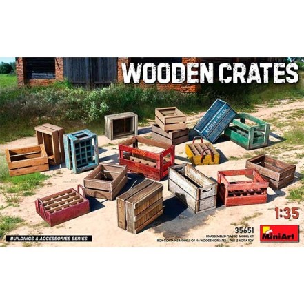 Miniart Wooden Crates 1/35
