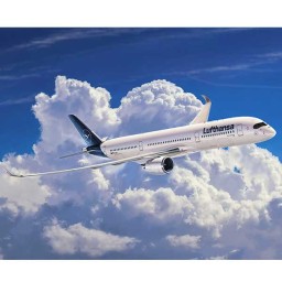 Revell Model Plane Airbus A350-900 "Lufthansa" New Livery 1:144