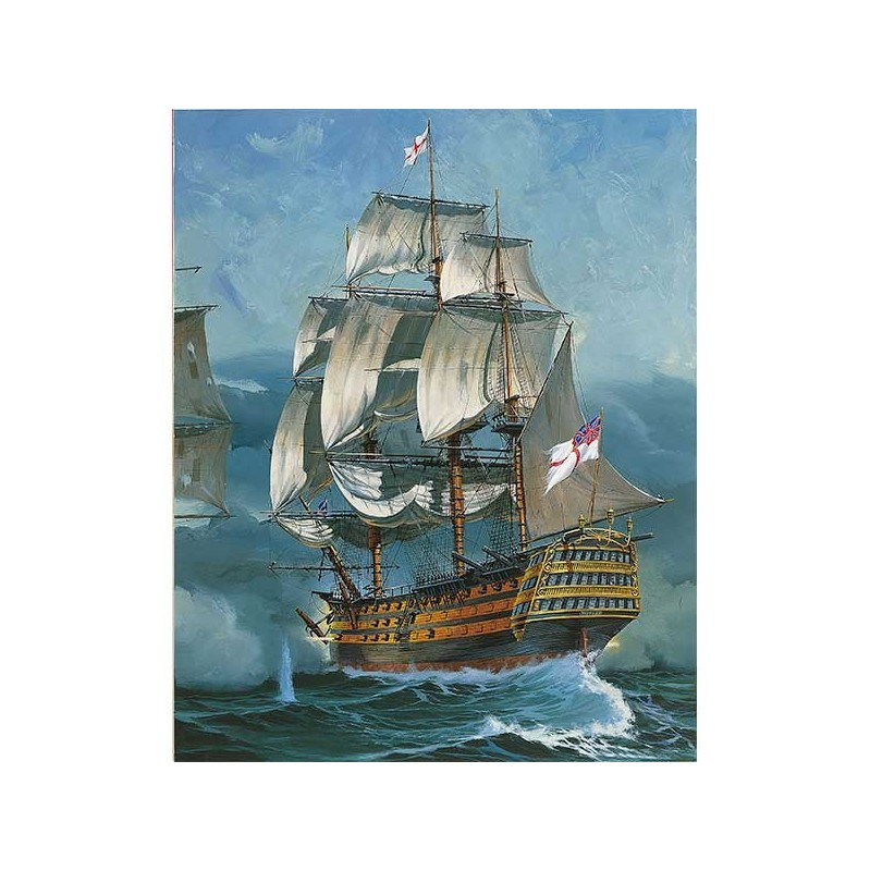 Revell Model w/ accessories Boat Battle of Trafalgar 1:225