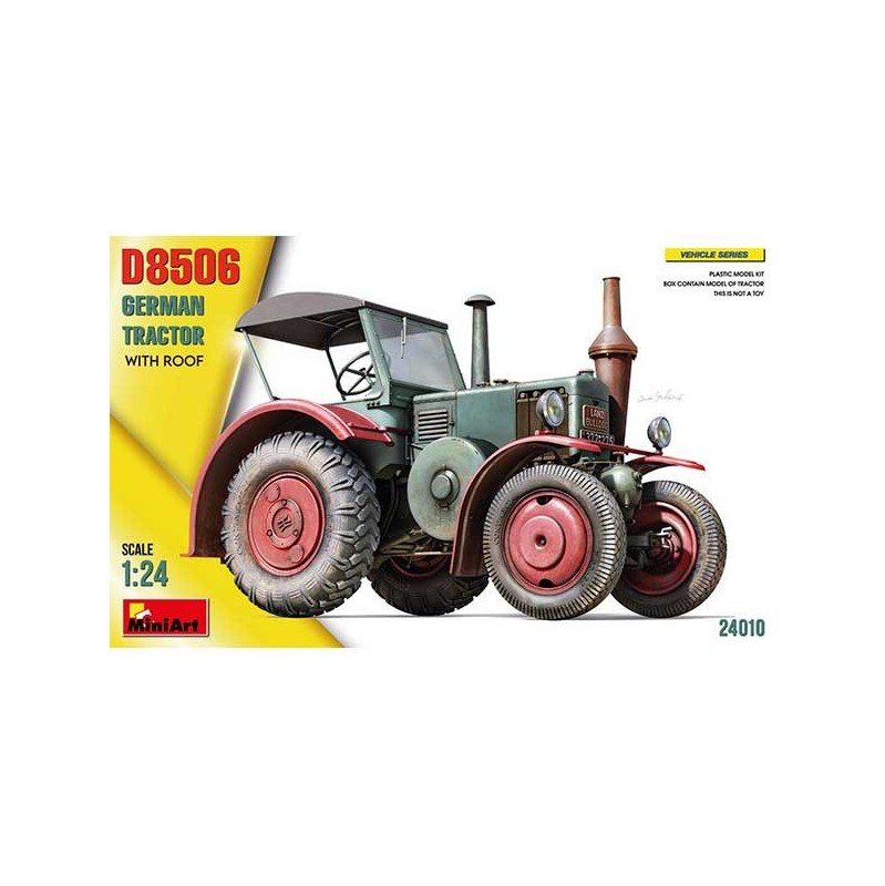 Miniart Tractor German Tractor D8506 w/Roof 1/24