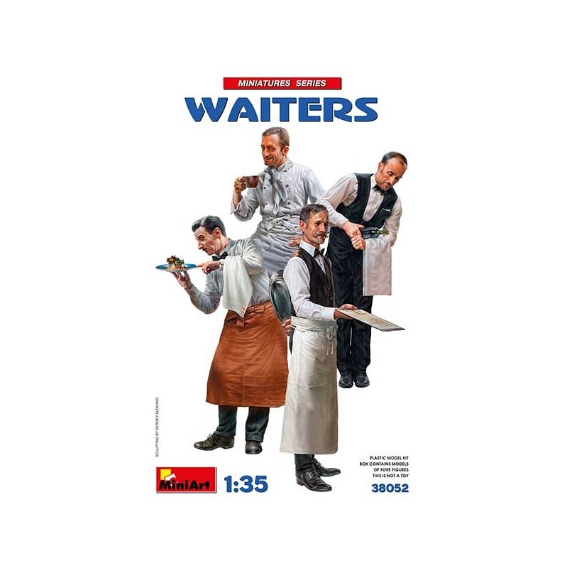 Miniart Figures Waiters 1/35