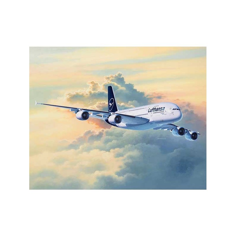 Revell Maqueta Avión Airbus A380-800 Lufthansa" New Livery 1:144"