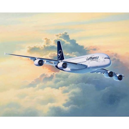 Revell Maqueta Avión Airbus A380-800 Lufthansa" New Livery 1:144"
