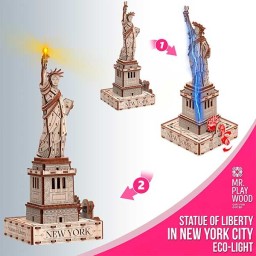 Mr. Playwood Statue of Liberty in New York City (Eco-light) 171 pieces