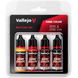 Game Color Red Color Set 4x18ml