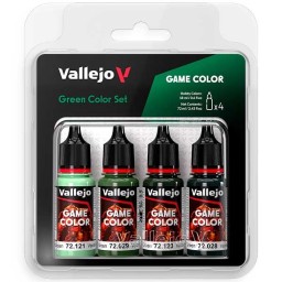Game Color Green Color Set 4x18ml