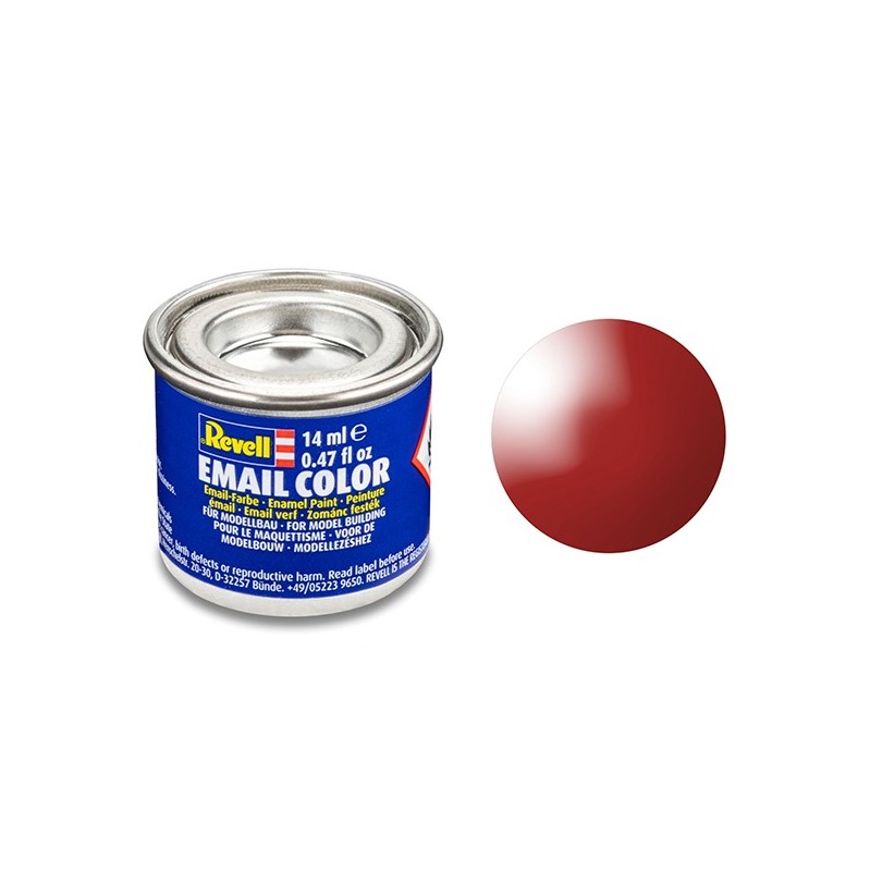 Revell Email Color Gloss Fiery Red (RAL 3000) Enamel 14ml