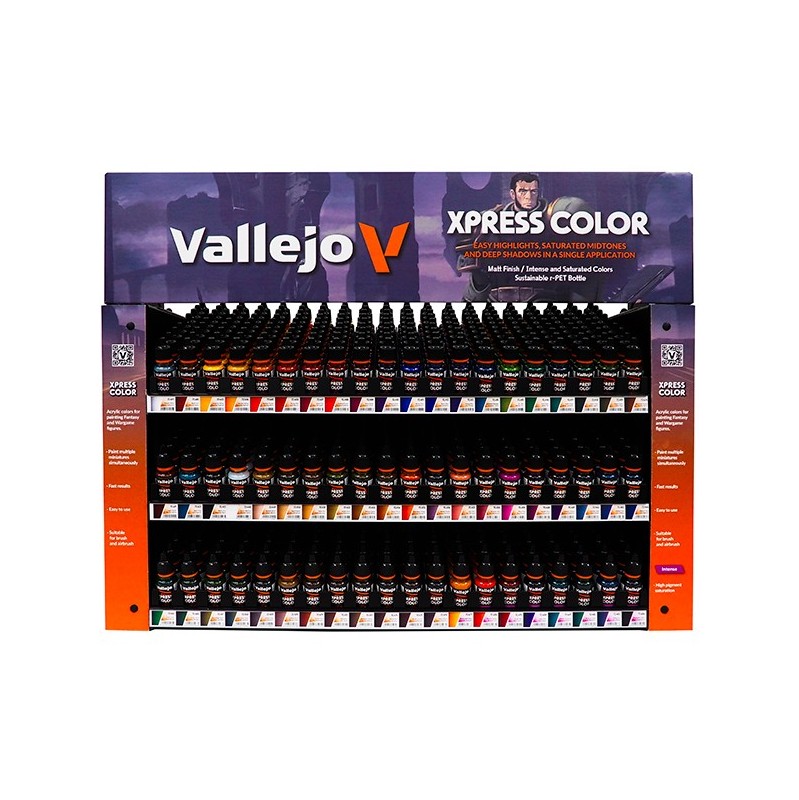 Vallejo Expositor: Xpress Color Gama CompletaSobremesa