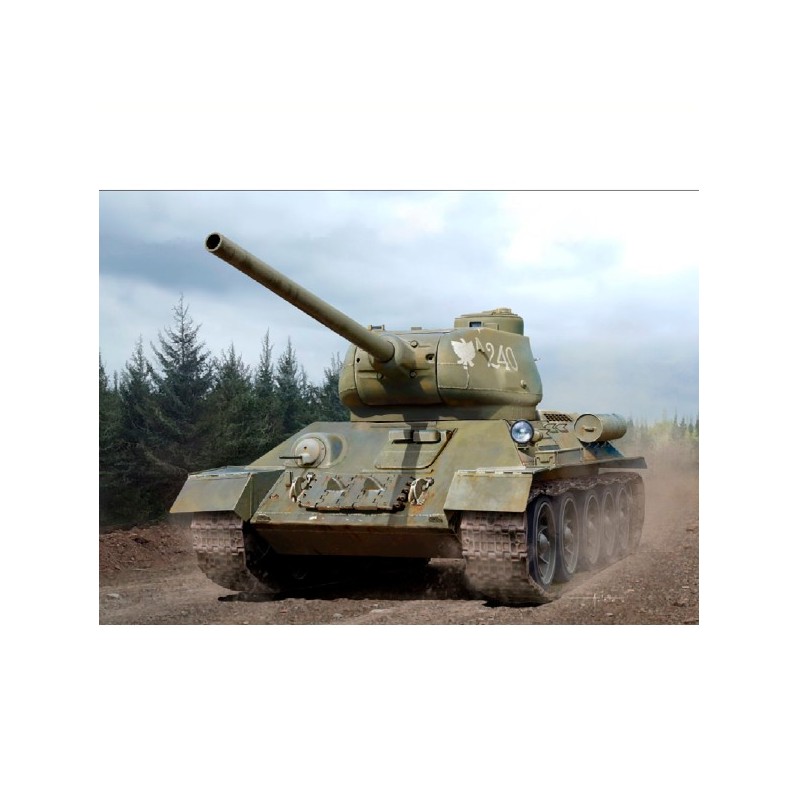 Academy  Tanque Soviet T-34-85 Ural Tank Factory No183 1/35