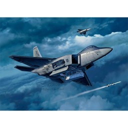 Revell Model Kit Plane Lockheed Martin F-22A Raptor 1:72
