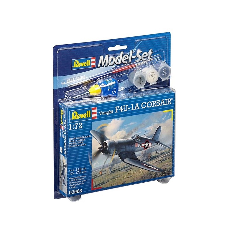 Revell Model Set Avión Vought F4U-1D Corsair 1:72