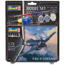 Revell Model Set Avión F4U-4 Corsair 1:72