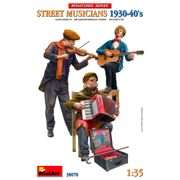 Miniart Figuras Street Musicians  1930-40's 1/35