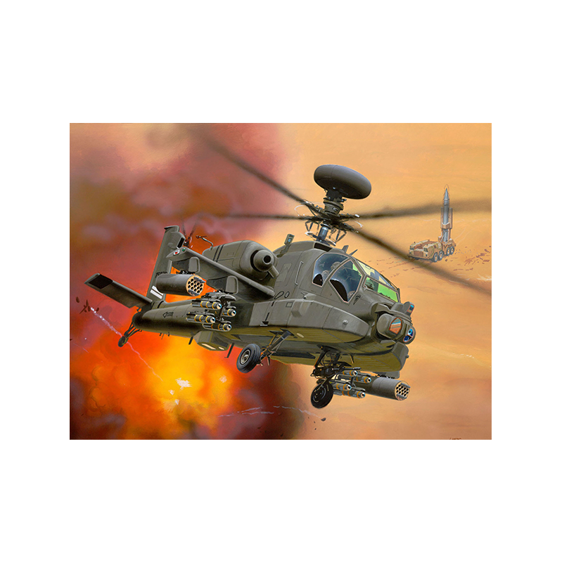Revell Maqueta Helicóptero AH-64D Longbow Apache 1:144