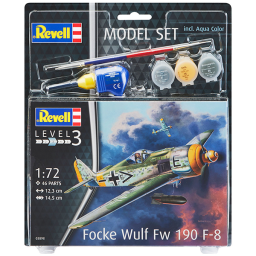 Revell Model Set Avión Focke Wulf Fw190 F-8 1:72