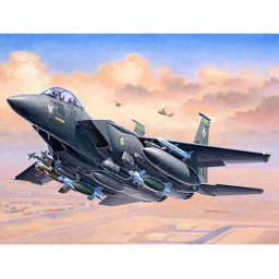 Revell Model Set Avión F-15E Strike Eagle & Bombs 1:144