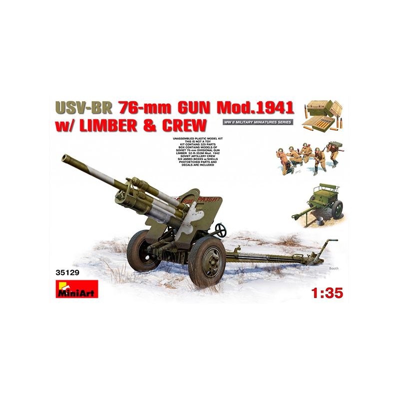 Acc.USV-BR 76mm Gun Mod.1941 Crew 1/35