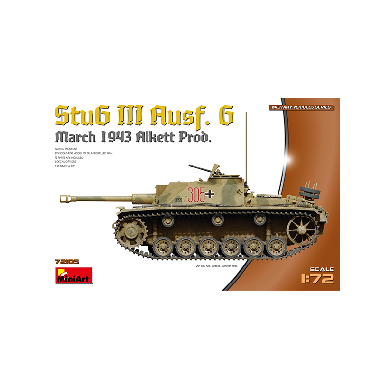 Miniart Tanque StuG III Ausf. G March 1943 Prod. 1/72