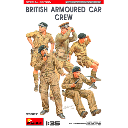 Miniart Figures British Armoured Car Crew. Special Edition 1/35