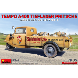 Miniart Vehículo Tempo A400 Tieflader Pritsche 3-Wheel Beer Truck 1/35