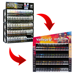 Header and Color strips - New design for previous display ref. EX124