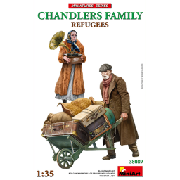 Miniart Figuras Refugees. Chandlers Family 1/35