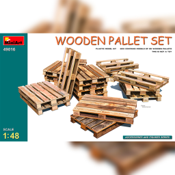 Miniart Accesorios Wooden Pallet Set 1/48