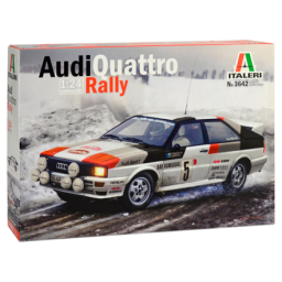 Italeri Coche carreras Audi Quattro Rally 1:24