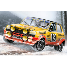 Italeri Coche carreras Renault 5 Alpine Rally 1:24