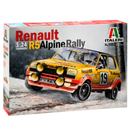 Italeri Coche carreras Renault 5 Alpine Rally 1:24
