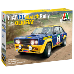 Italeri Coche carreras FIAT 131 Abarth Rally OLIO FIAT 1:24