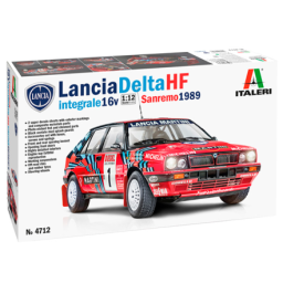 Italeri Coche Delta HF Integrale Sanremo 1989 1:12