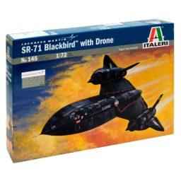Italeri Aircraft SR-71 Blackbird with Drone 1:72