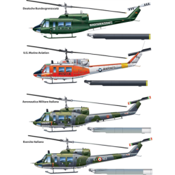 Italeri Helicóptero AB 212/UH-1N 1:48