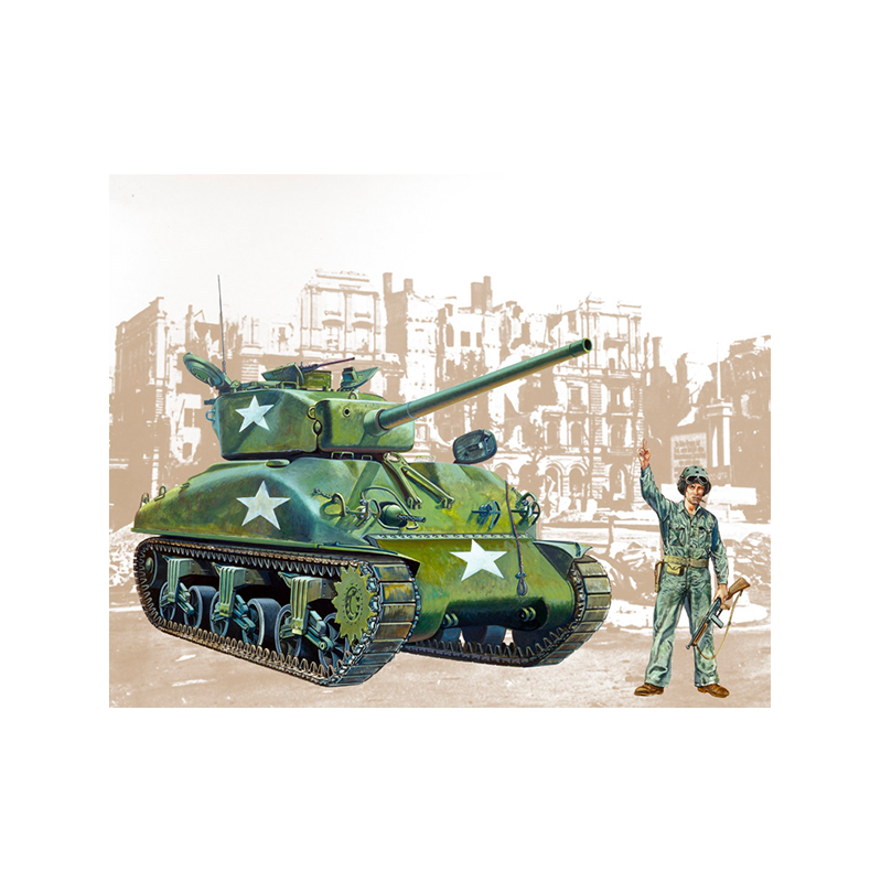 Italeri Tanque M4 A1 Sherman 1:35