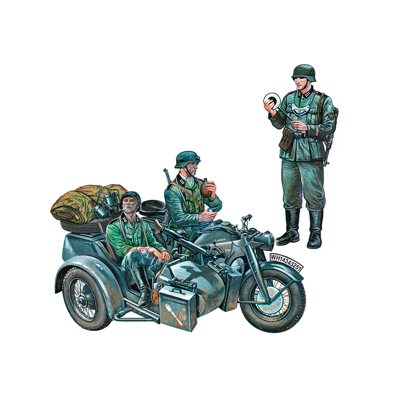Italeri Moto militar Zündapp KS750 1:35