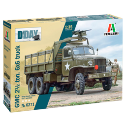 Italeri Vehículo Militar GMC 2 1/2 Ton, 6x6  truck 1:35