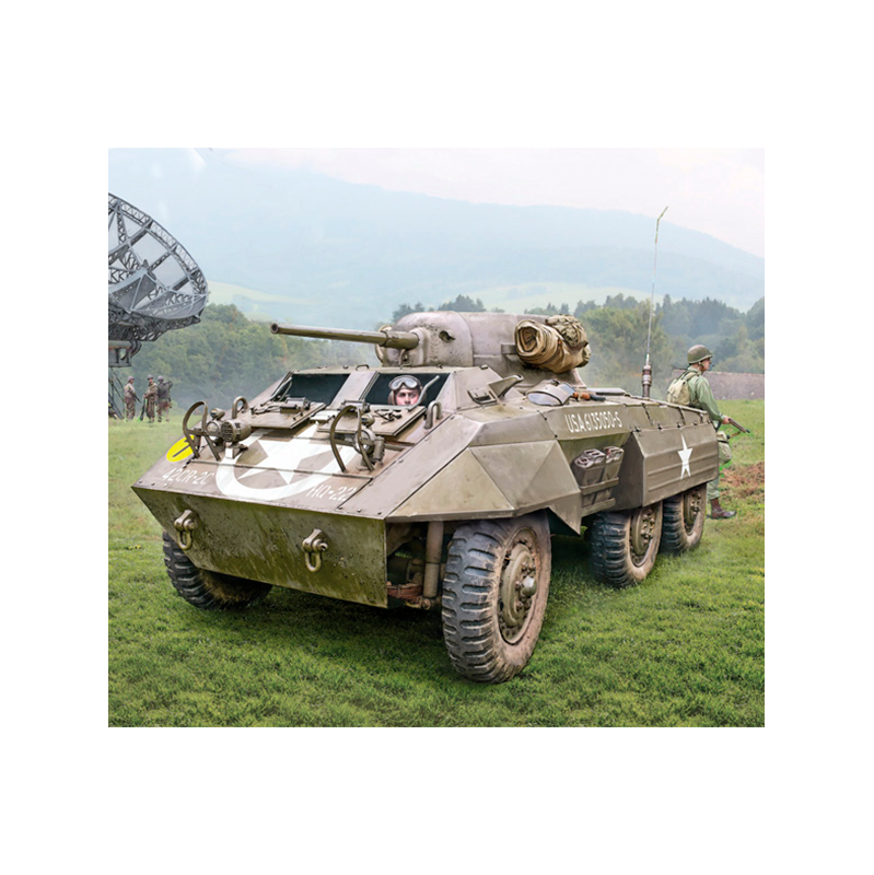 Italeri Vehículo Militar M8 Greyhound 1:35
