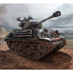 Italeri Tanque M4A3E8 Sherman Fury 1:35