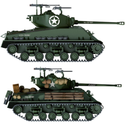 Italeri Tanks M4A3E8 Sherman Fury 1:35