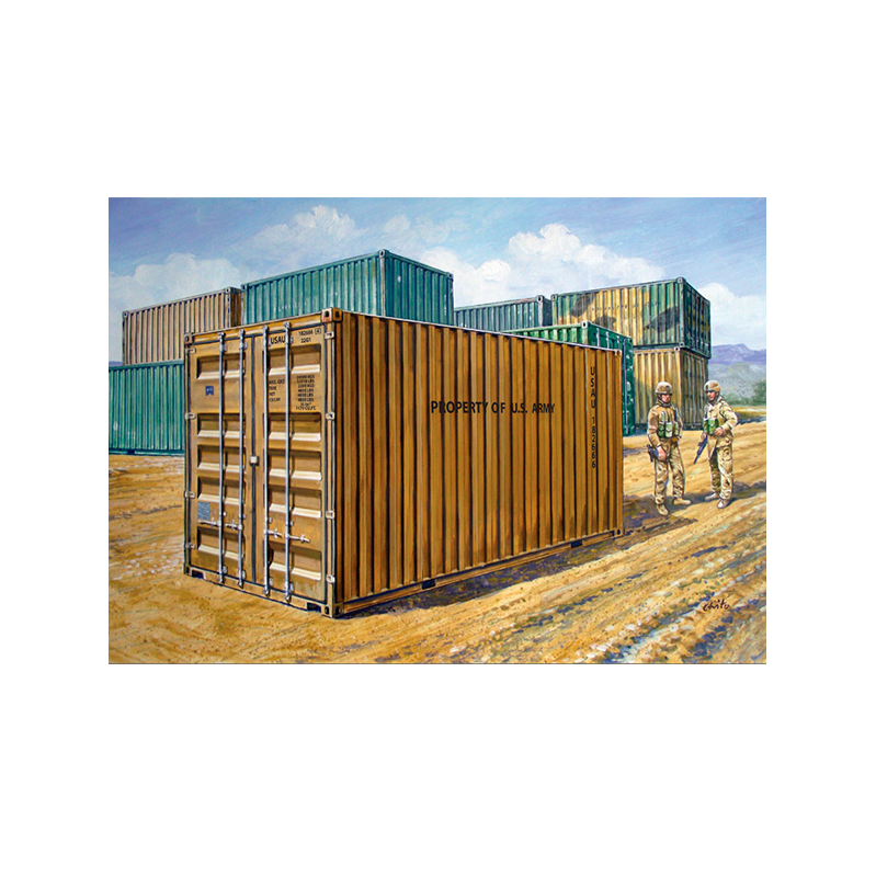 Italeri Accesorios 20’ Military Container 1:35