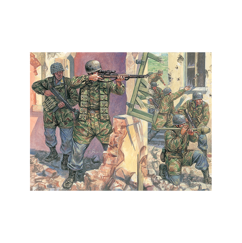 Italeri Fig. Soldados German Paratroopers (WWII) 1:72