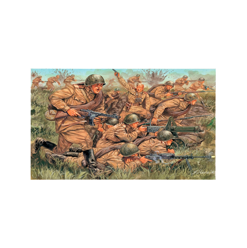 Italeri Fig. Soldados Russian Infantry (WWII) 1:72