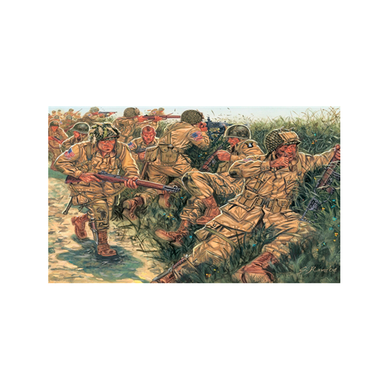 Italeri Fig. Soldados U.S. Paratroopers (WWII) 1:72