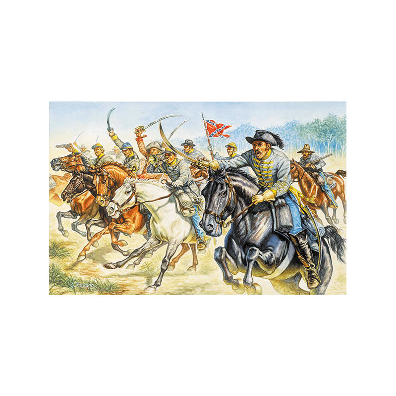 Italeri Fig. Históricas Confederate Cav. (Am. Civil War) 1:72