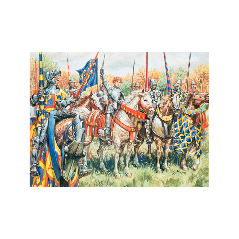 Italeri Fig. Históricas French Warriors (100 years war) 1:72