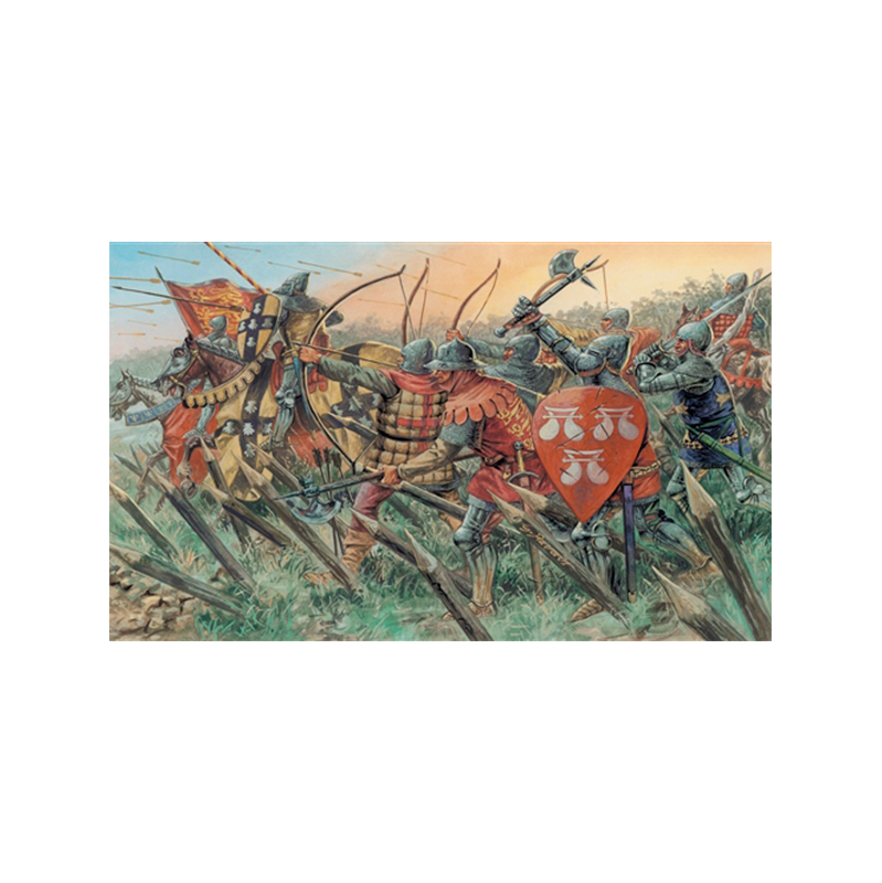 Italeri Fig. Históricas Eng. Knights/Arch. (100 Years War) 1:72