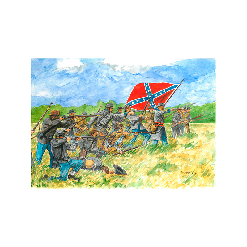 Italeri Fig. Históricas Confederate Inf. (American Civil war) 1:72