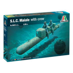 Italeri Submarino+ fig. S.L.C. Maiale with crew 1:35